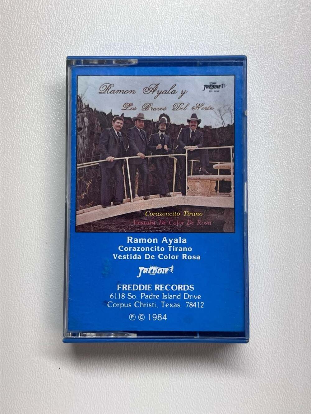 Ramon Ayala y Los Bravos Del Norte Corazoncito Tirano Cassette Tape 1984 Freddie